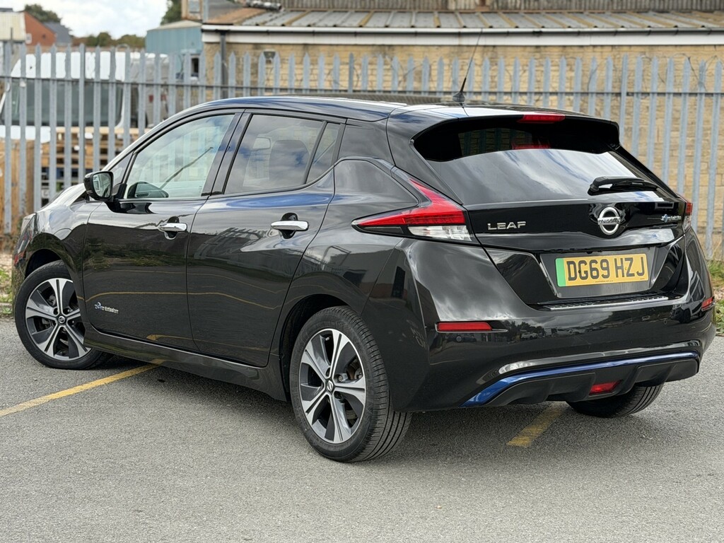 Nissan Leaf Hatchback 40Kwh Tekna 201969 DG69HZJ Black #2