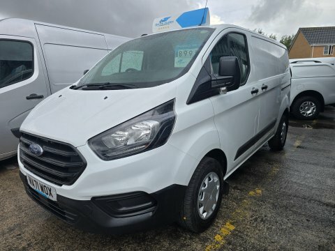 Ford Transit Custom 300 Leader P MA71WOX White #3