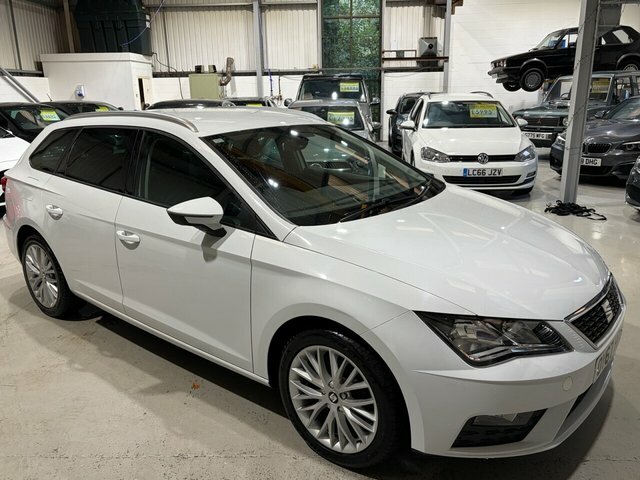 Seat Leon 2017 1.6 Tdi Se Dynamic Technology St M White