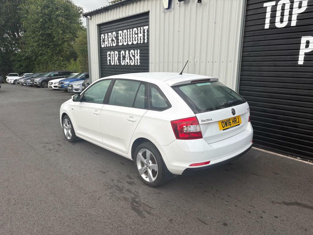 Skoda Rapid Spaceback 1.6 Tdi Se Tech Euro 5 OW16HRJ White #3