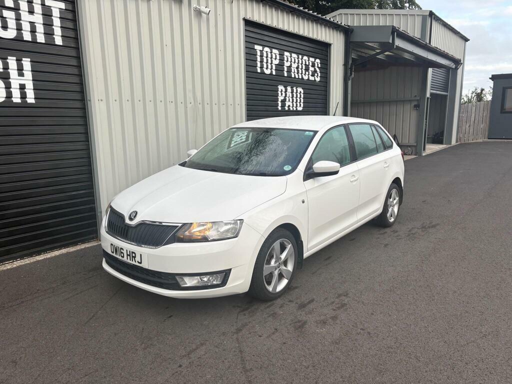 Skoda Rapid Spaceback 1.6 Tdi Se Tech Euro 5 OW16HRJ White #4