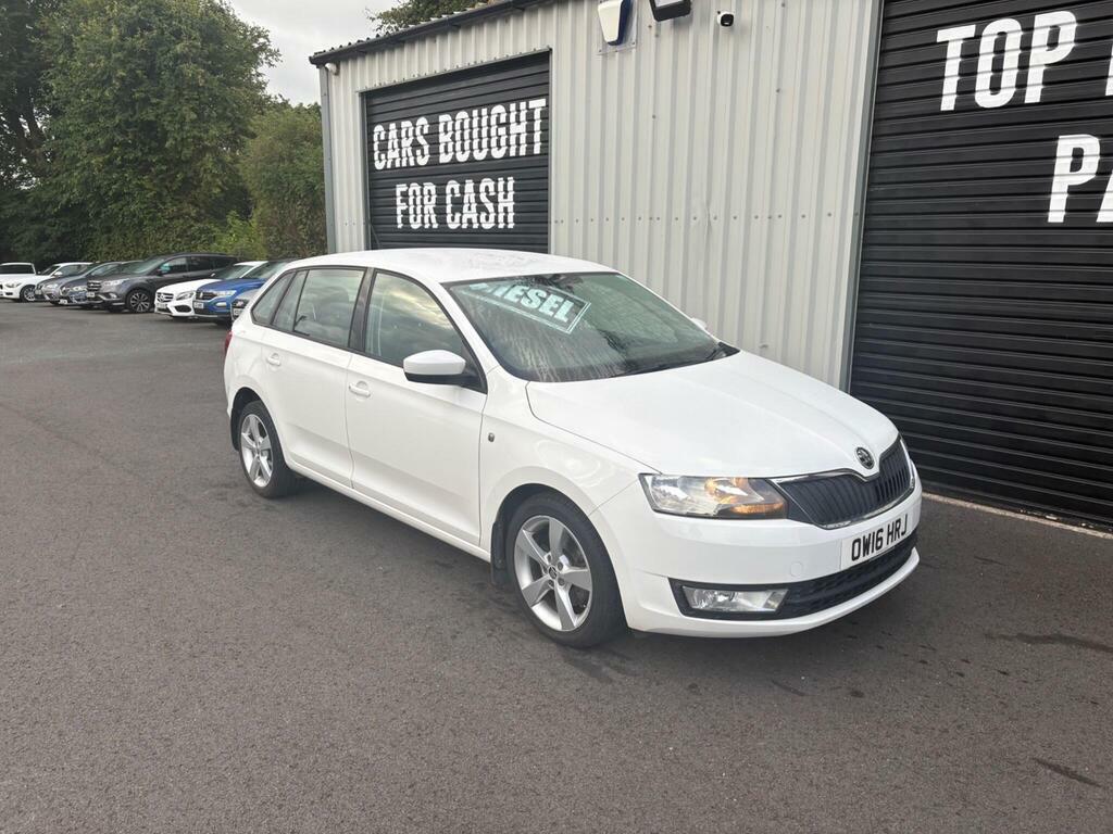 Skoda Rapid Spaceback 1.6 Tdi Se Tech Euro 5 White