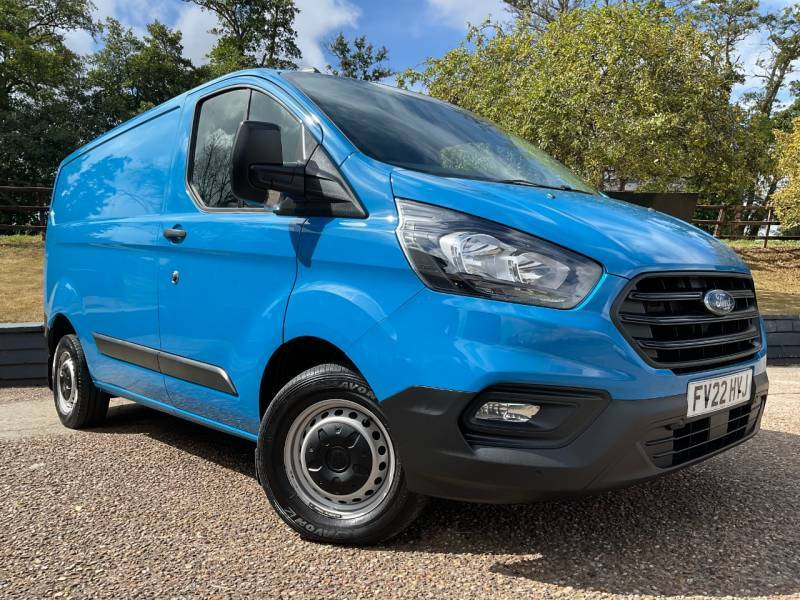 Ford Transit Custom 2.0 Ecoblue 105Ps Low Roof Leader Van - 2022 22 Blue