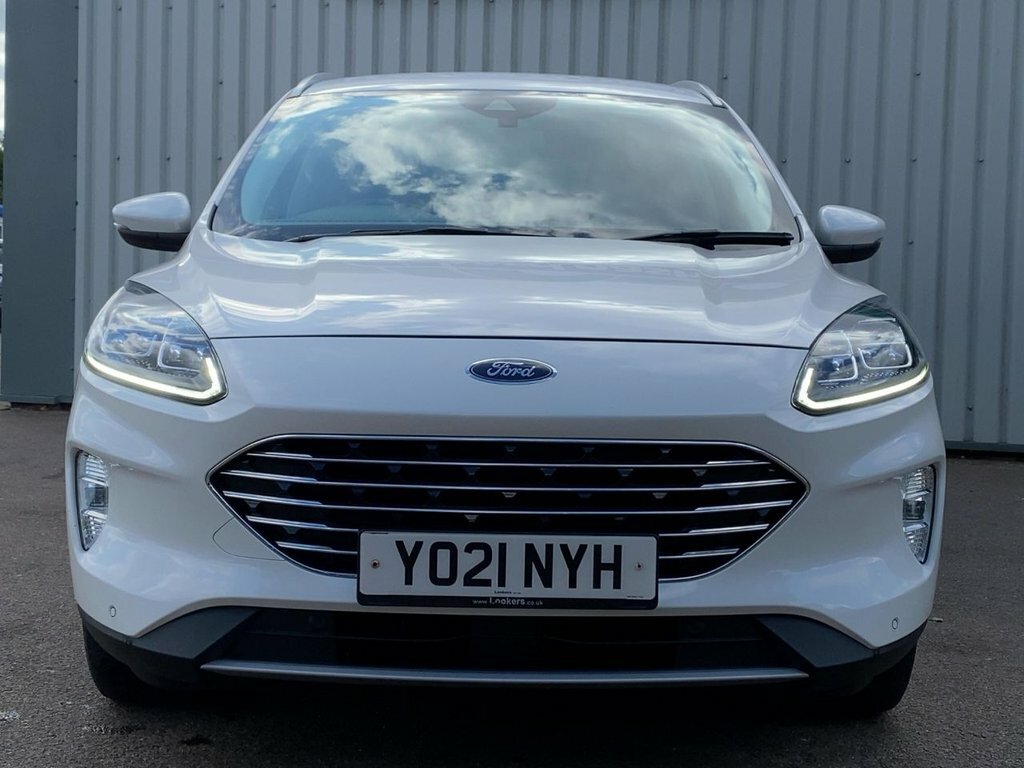 Ford Kuga 2021 2.0 Ecoblue Titanium Edition Suv A YO21NYH White #2