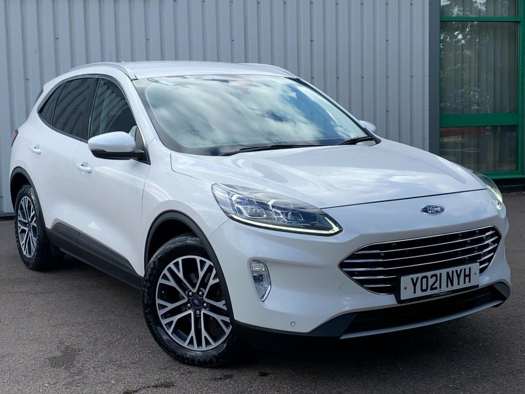 Ford Kuga 2021 2.0 Ecoblue Titanium Edition Suv A YO21NYH White #3