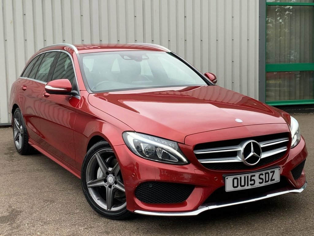 Mercedes-Benz C Class 2015 2.1 C220 Bluetec Amg Line Estate M Red