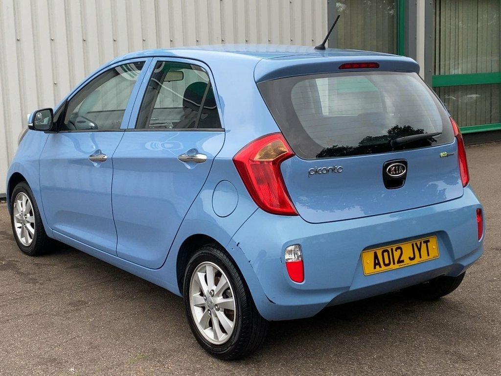 Kia Picanto 2012 1.25 Ecodynamics 2 Hatchback Manua AO12JYT Blue #5