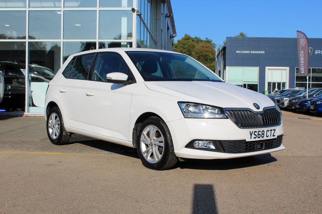Skoda Fabia 1.0 Se Euro 6 Ss White