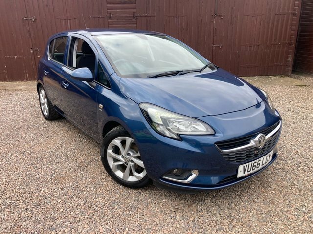 Vauxhall Corsa Hatchback VU66LDY Blue