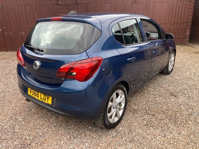 Vauxhall Corsa Hatchback VU66LDY Blue #3