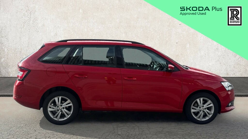 Skoda Fabia 1.0 Tsi Se Estate Dsg Euro 6 Ss 95 WF60WHW Red #4