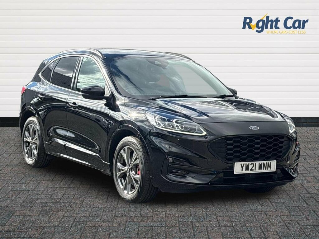 Ford Kuga 2.5 Ecoboost Duratec 14.4Kwh St-line Cvt - 202 Black