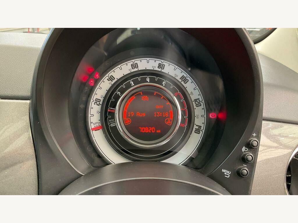 Fiat 500 Lounge White #10