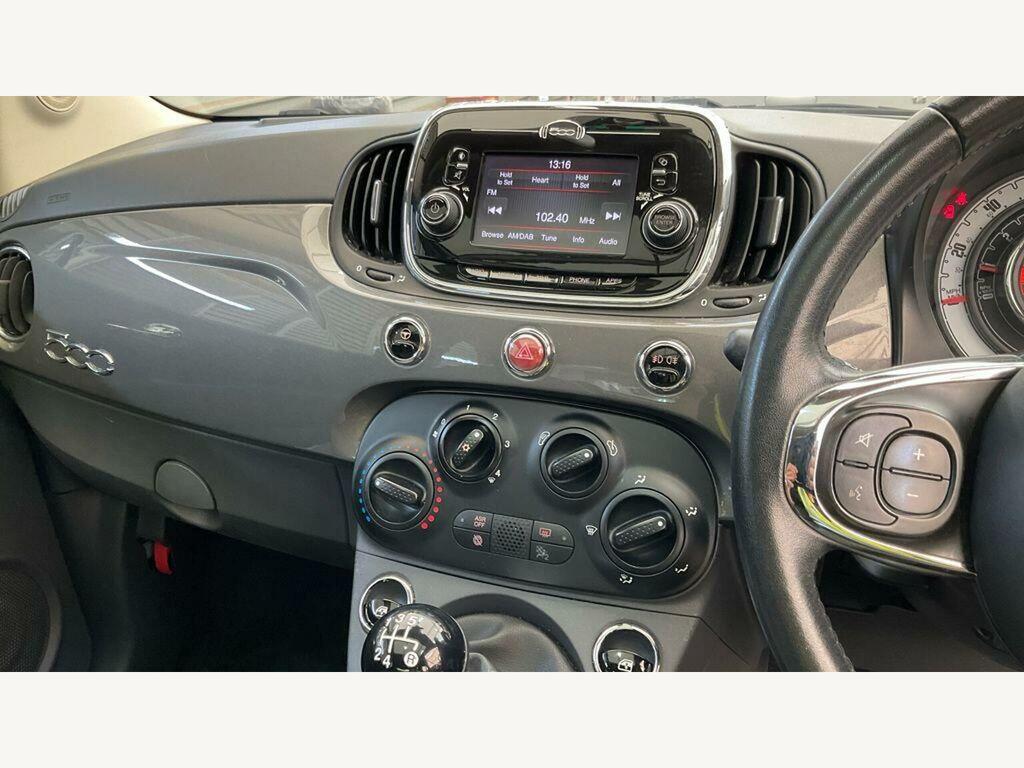 Fiat 500 Lounge White #9