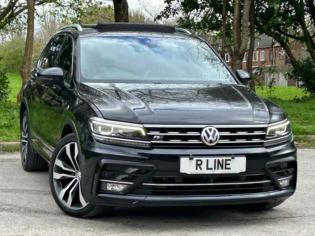 Volkswagen Tiguan 2.0 Tdi R-line Tech Dsg 4Motion Euro 6 Ss Black