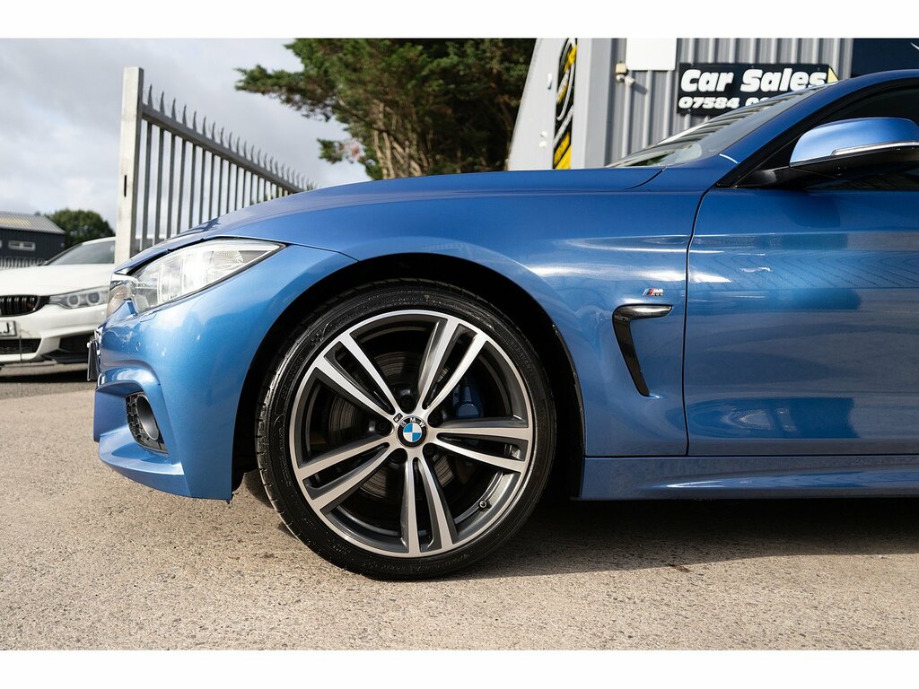 BMW 4 Series Gran Coupe 420D M Sport Blue #4