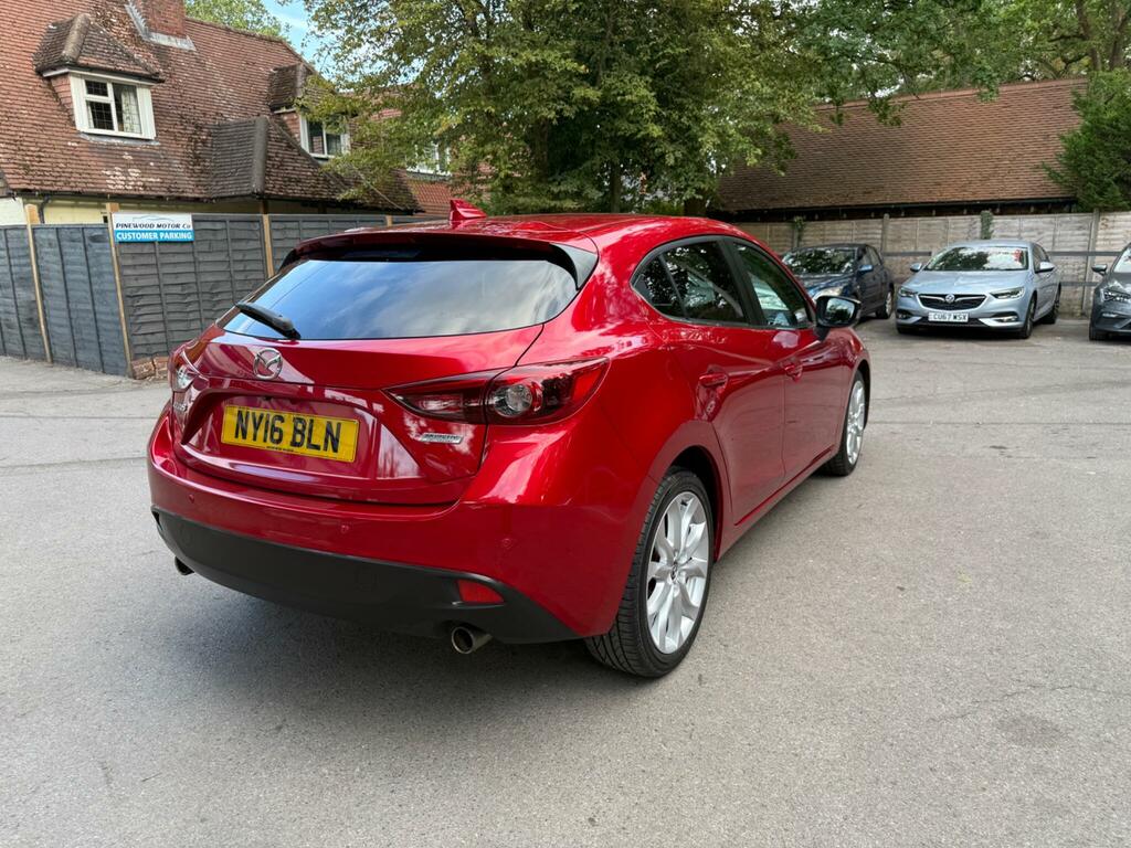 Mazda 3 2.0 Skyactiv-g Sport Nav Euro 5 S S NY16BLN Red #4