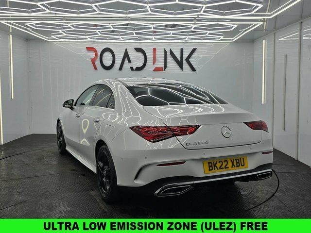 Mercedes-Benz CLA Class 1.3 Cla200 Amg Line Premium 2 Coupe 7 BK22XBU White #2