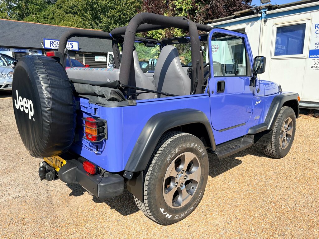 Jeep Wrangler 4.0 Sport Convertible. Retro Classic 4X4. Low Mile Blue #3