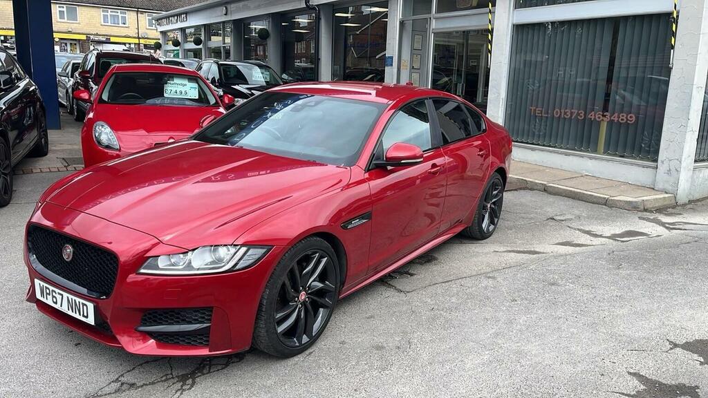 Jaguar XF 2.0D R-sport Euro 6 Ss WP67NND Red #2