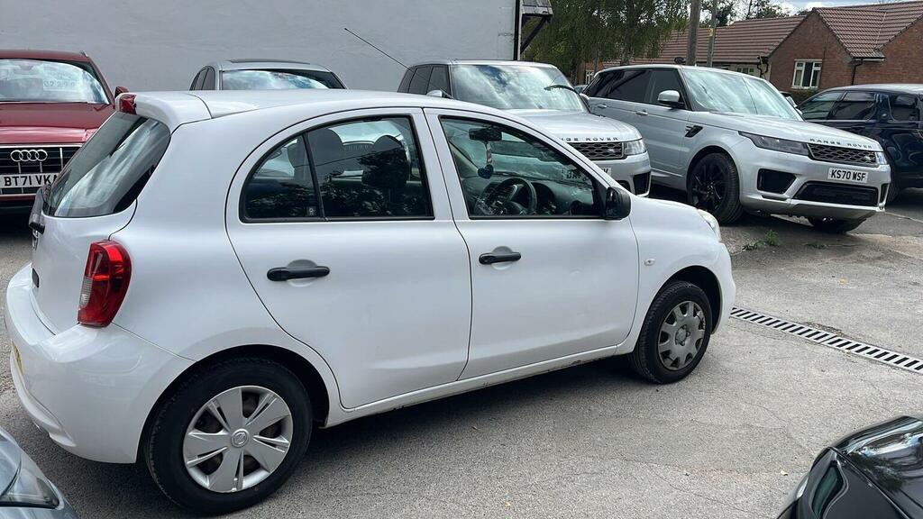 Nissan Micra 1.2 Visia Euro 5 White #5