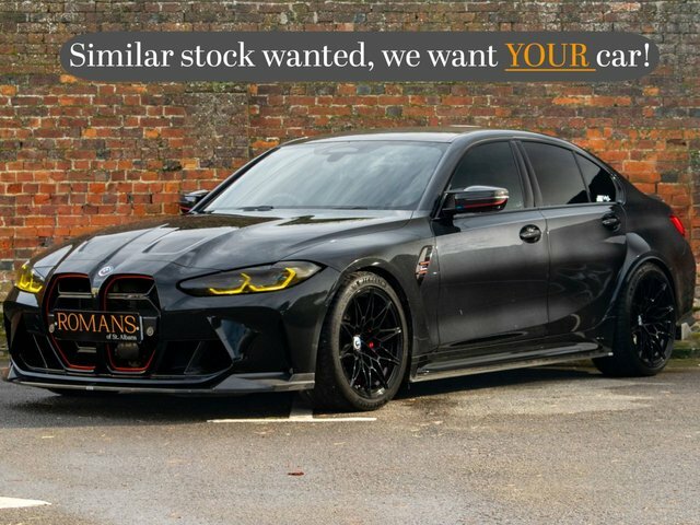 BMW M3 3.0 Biturbo Competition M Saloon Steptr Black