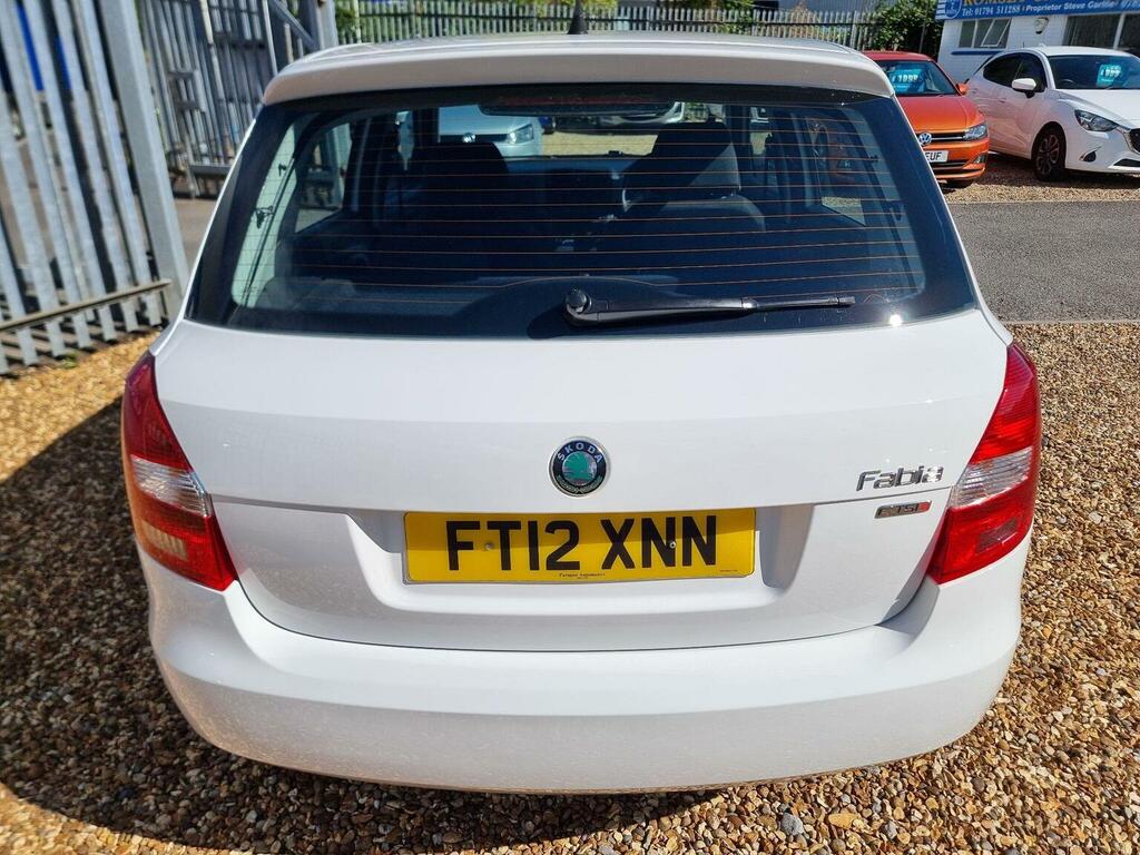 Skoda Fabia 1.2 Tsi Se Dsg Euro 5 White #5