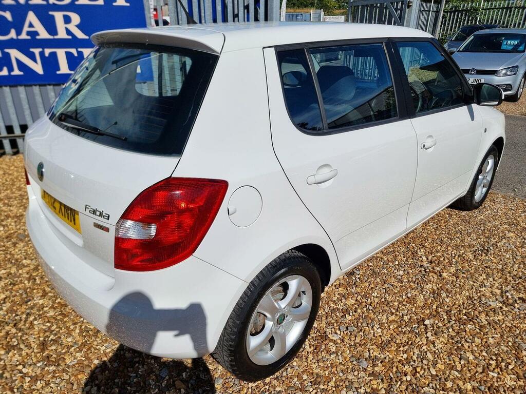 Skoda Fabia 1.2 Tsi Se Dsg Euro 5 White #6