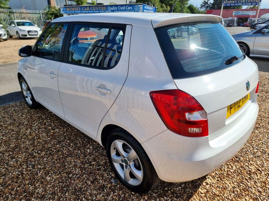 Skoda Fabia 1.2 Tsi Se Dsg Euro 5 White #4