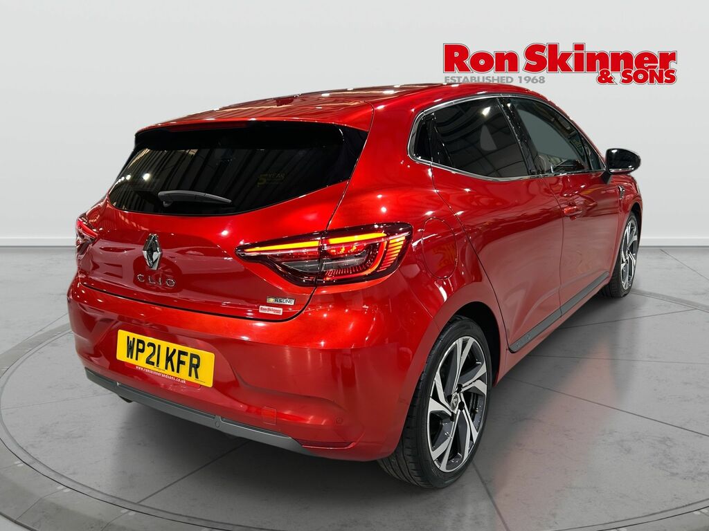 Renault Clio 1.6 E-tech Rs Line Hatchback Hybrid Aut Red #4