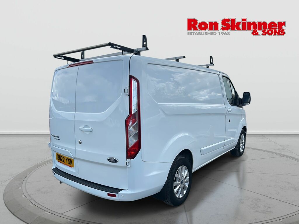 Ford Transit Custom 2.0 300 Ecoblue Limited Panel Van Manua BN22YSK White #3