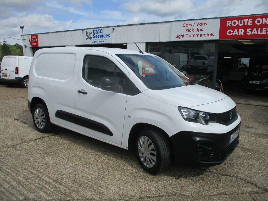 Peugeot Partner 1.6 Bluehdi 1000 Professional Standard Panel Van S White #6