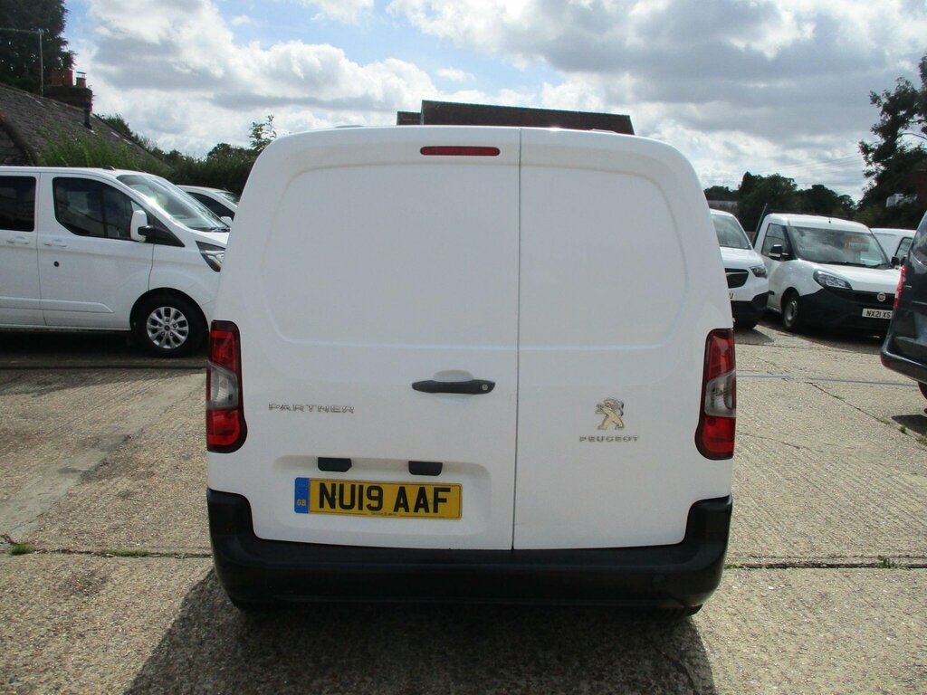 Peugeot Partner 1.6 Bluehdi 1000 Professional Standard Panel Van S White #4