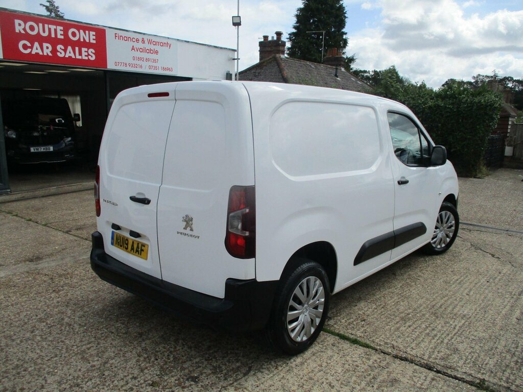 Peugeot Partner 1.6 Bluehdi 1000 Professional Standard Panel Van S White #5