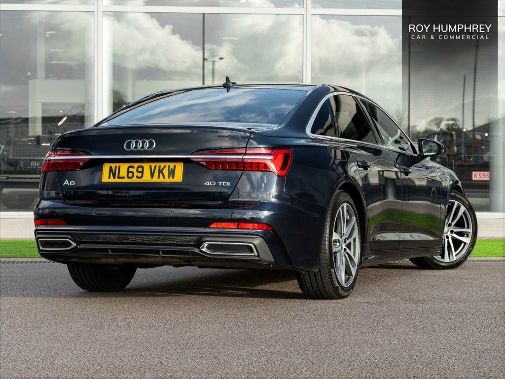 Audi A6 Saloon 2L S Line NL69VKW Blue #2