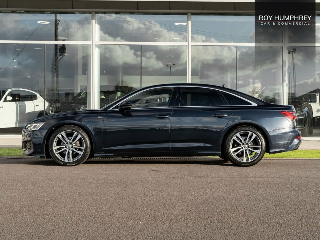 Audi A6 Saloon 2L S Line NL69VKW Blue #6