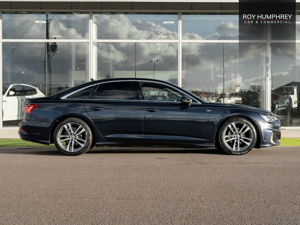 Audi A6 Saloon 2L S Line NL69VKW Blue #3