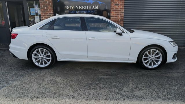 Audi A4 2.0 Tdi 35 Sport Saloon S Tronic Euro 6 White