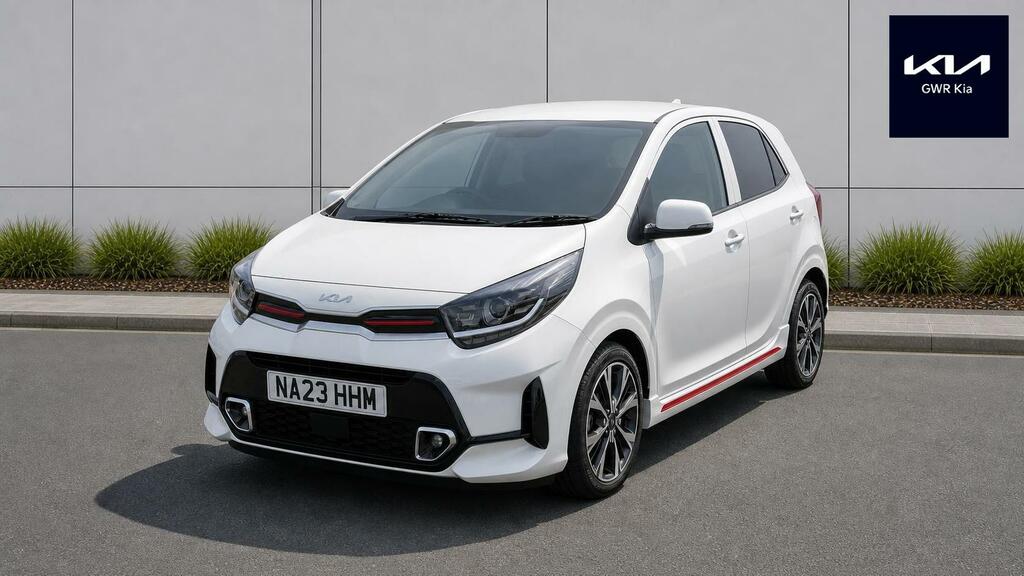 Kia Picanto 1.0 T-gdi Gt-line S Euro 6 Ss NA23HHM White #3