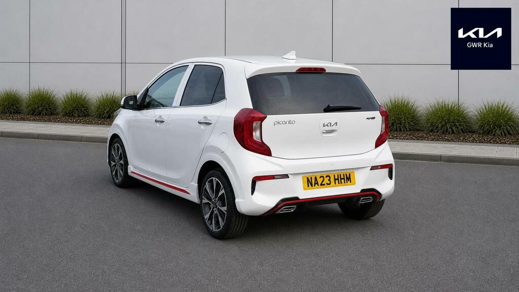 Kia Picanto 1.0 T-gdi Gt-line S Euro 6 Ss NA23HHM White #6