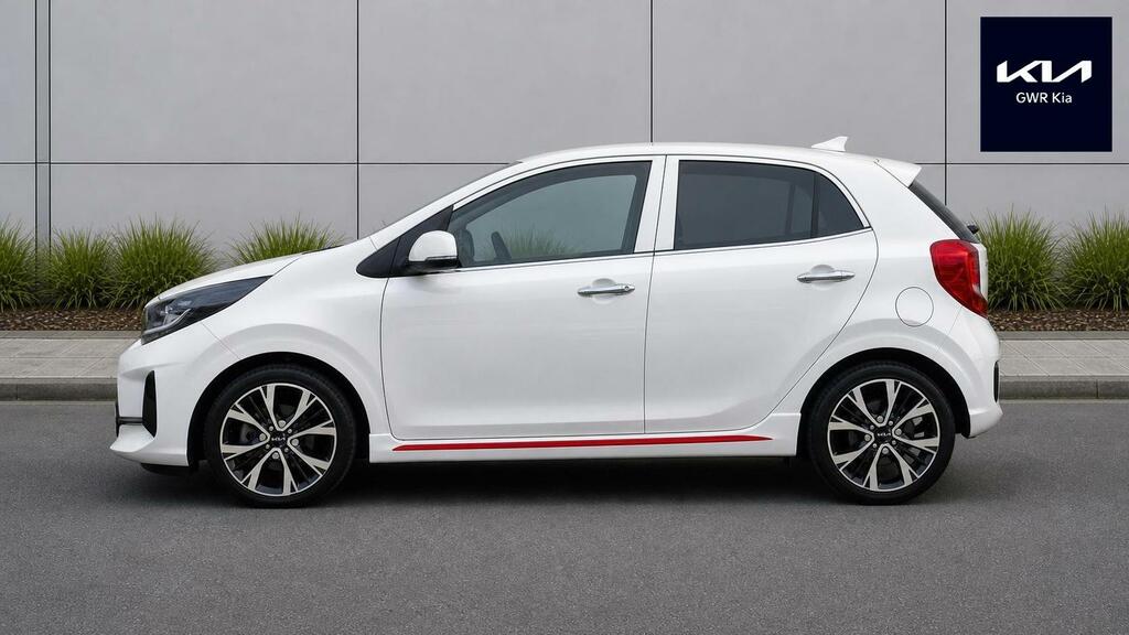 Kia Picanto 1.0 T-gdi Gt-line S Euro 6 Ss NA23HHM White #4