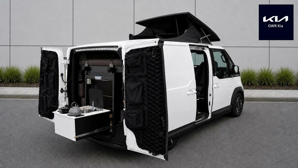 Kia PV5 Long Range 71.2Kwh Essential Cargo Panel Van E Black #7