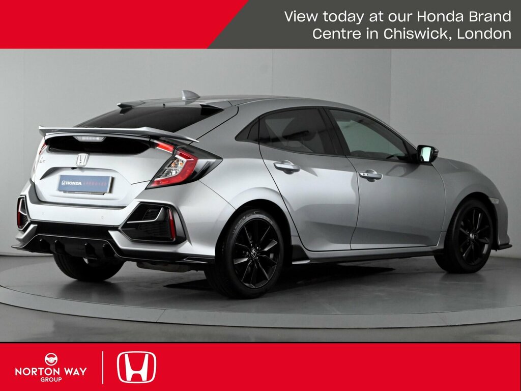 Honda Civic 1.0 Vtec Turbo Ex Sport Line Hatchback Silver #6