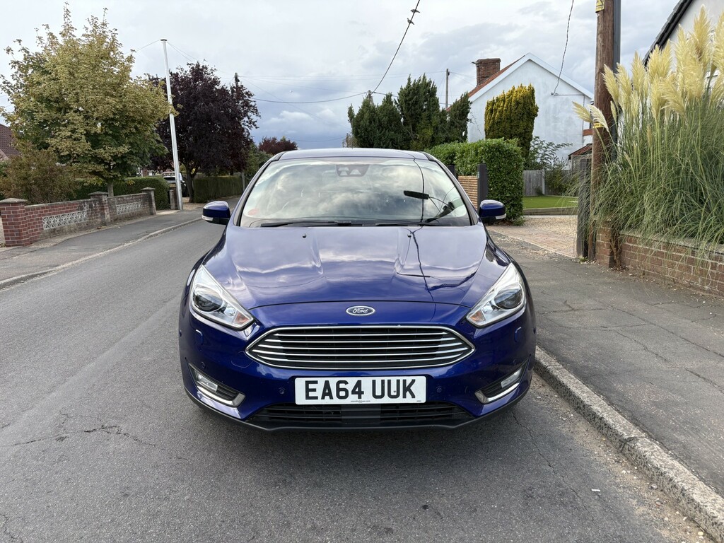 Ford Focus Hatchback 1.5 Tdci Titanium X 2014 EA64UUK Blue #2