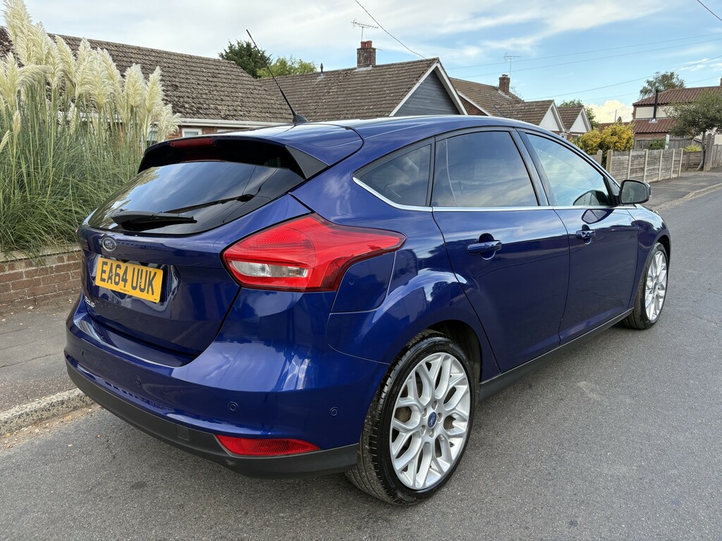 Ford Focus Hatchback 1.5 Tdci Titanium X 2014 EA64UUK Blue #6