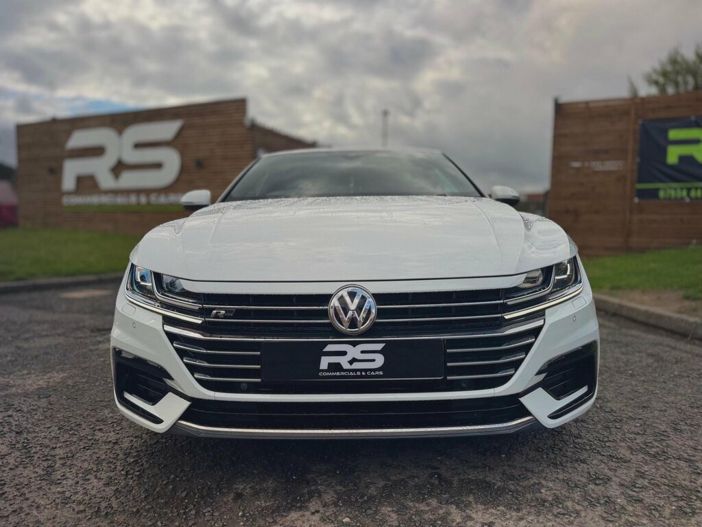 Volkswagen Arteon 2.0 Tdi R-line Fastback Dsg Euro 6 Ss White