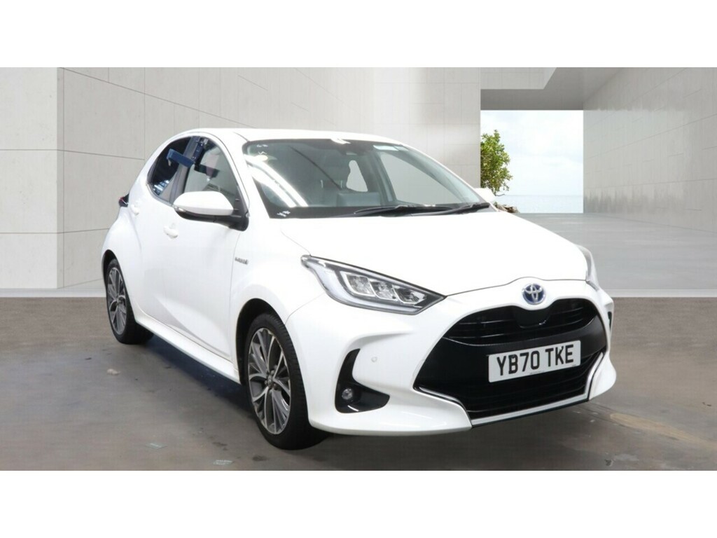 Toyota Yaris 1.5 Vvt-h Excel Hatchback Hybrid E-cvt White