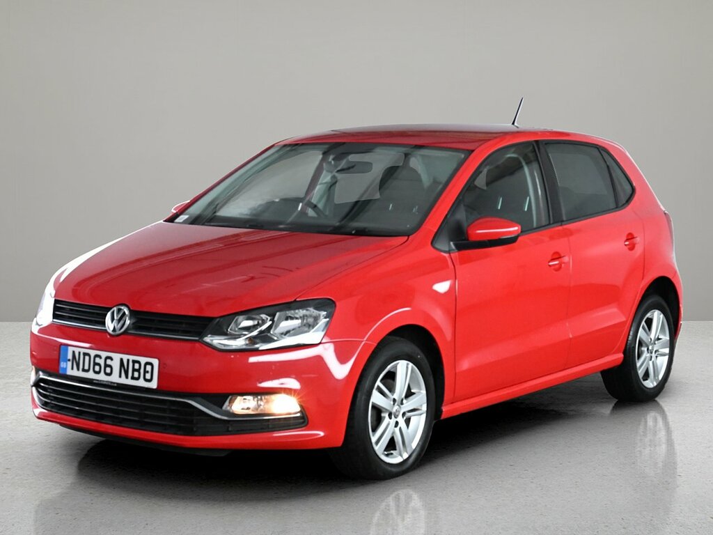 Volkswagen Polo 1.0 Bluemotion Tech Match Edition Hatchback Pe ND66NBO Red #2