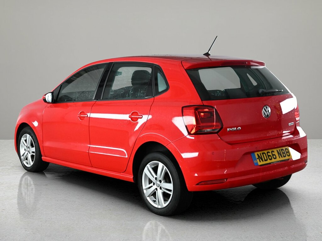 Volkswagen Polo 1.0 Bluemotion Tech Match Edition Hatchback Pe ND66NBO Red #3