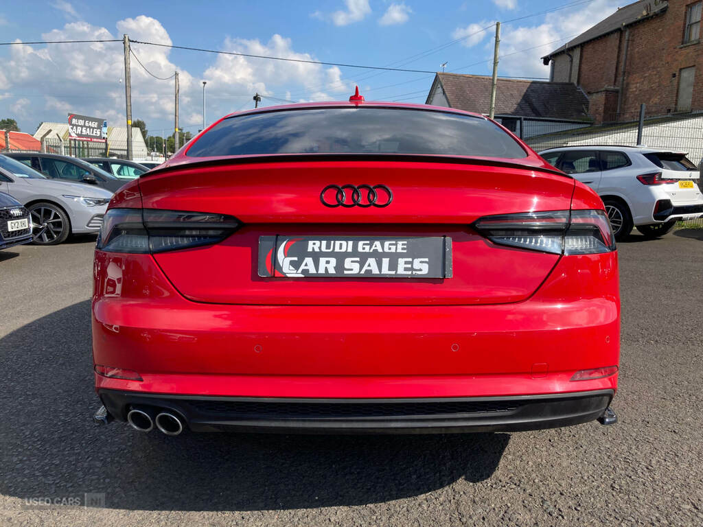 Audi A5 2.0 Tdi S Line S Tronic AC04CHR Red #6